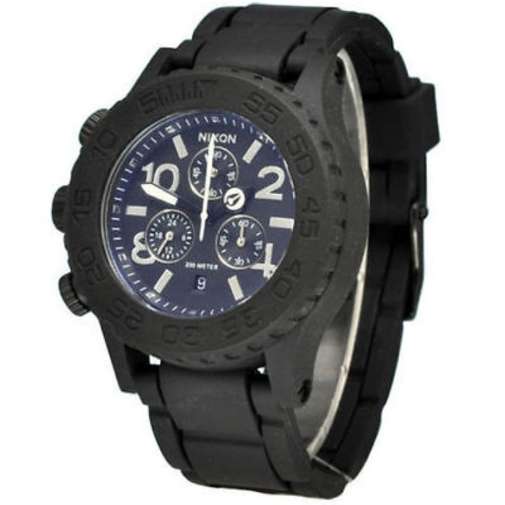 Nixon Men's Rubber 42-20 Chrono Watch